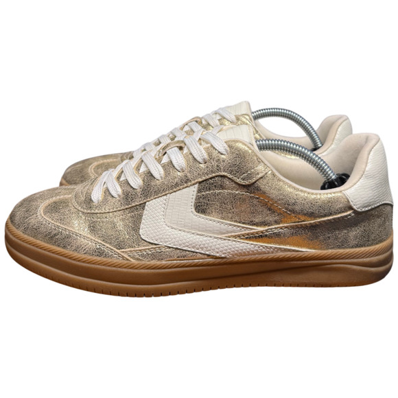 Dolce Vita Shoes - DOLCE VITA Danita Court Women's 7.5 Sneakers Gold Metallic Shoes